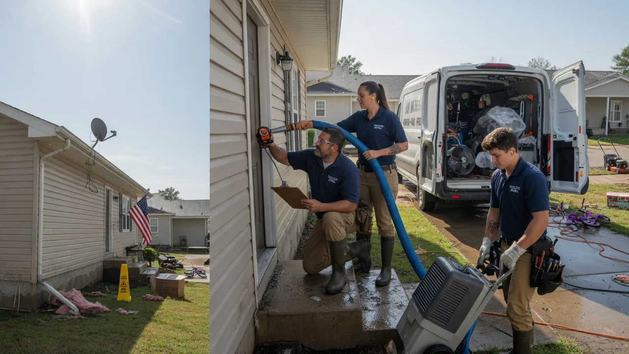 Ceiling Water Damage Restoration in Rockwall, TX near me